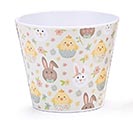 4&quot; CHICK AND BUNNY MELAMINE POT COVER