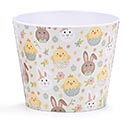 Related Product Image for 6&quot; CHICK AND BUNNY MELAMINE POT COVER 