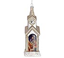 CHURCH ORNAMENT WITH HOLY FAMILY