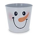 Related Product Image for 6&quot; SNOWMAN FACE POT COVER 