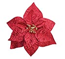 CLIP RED POINSETTIA BLOOM