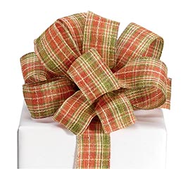#9 FALL PLAID RIBBON
