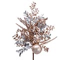 FLORAL SPRAY CHAMPAGNE AND SILVER