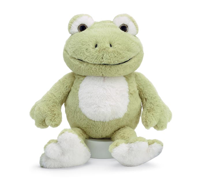 Plush Green Frog With Large Eyes