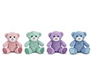 Related Product Image for PLUSH PASTEL BEAR ASTD CORDUROY FEET 