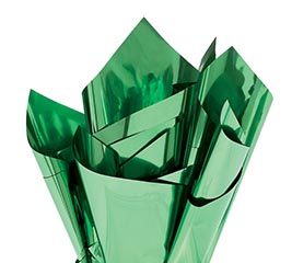 20X20 GREEN METALLIC SHEETS