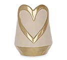 Related Product Image for LARGE GOLD HEART ON CERAMIC VASE 