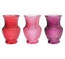 Related Product Image for ASTD TRANSLUCENT DIAMOND PATTERN VASE 