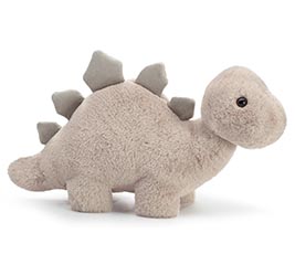 PLUSH STEGOSAURUS WITH GRAY SPIKES