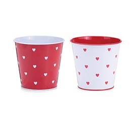 4&quot; SMALL HEART POT COVER ASTD