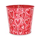 Related Product Image for 6&quot; PINK HEART POT COVER 