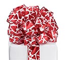 Related Product Image for #9 RED METALLIC HEART RIBBON 