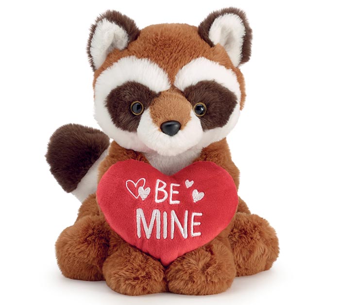 PLUSH BE MINE RED PANDA WITH HEART
