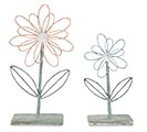 Related Product Image for RUSTIC METAL FLOWER SET 