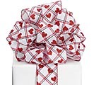 Related Product Image for RIBBON #40 HEARTS ON PLAID 