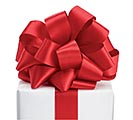 Related Product Image for #9 RIBBON DOUBLE FACE SATIN RED 