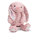 Related Product Image for PLUSH DUSTY ROSE COLOR FUR BUNNY 