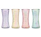 Related Product Image for IRIDESCENT HOURGLASS RIBBED VASE ASTD 