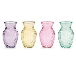 ASTD TRANSLUCENT SPRING SWIRL VASES