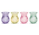 Related Product Image for RIBBED FLARE TRANSLUCENT SPRING VASE 