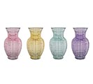 Related Product Image for LARGE RIBBED TRANSLUCENT SPRING VASE 