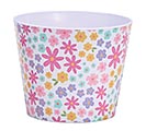 Related Product Image for 6&quot; FLOWER MELAMINE POT COVER 