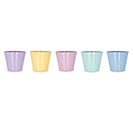 Related Product Image for 4&quot; SOLID PASTEL COLOR POT COVERS ASTD 