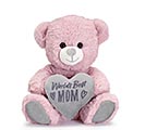 Related Product Image for PLUSH 9.5&quot; BEST MOM EVER BEAR 