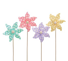ASTD DAISY PINWHEEL PICK ASSORTMENT