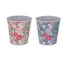 Related Product Image for 4&quot; EMBROIDERED FLOWER LOOK POT COVER 