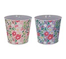 Related Product Image for 6&quot; EMBROIDERED FLOWER LOOK POT COVER 