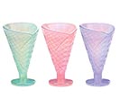 Related Product Image for PEARLIZED ICE CREAM CONE GLASS VASE ASTD 