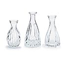 Related Product Image for VARIED SET OF CLEAR BUD VASES 
