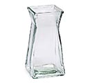 Related Product Image for CLEAR ANGULAR GLASS VASE 