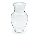 Related Product Image for MEDIUM CINCHED NECK CLEAR GLASS VASE 