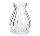 Related Product Image for CLEAR GLASS BULB SHAPED VASE 