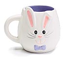 Related Product Image for WHITE BUNNY WITH LAVENDER TIE MUG 