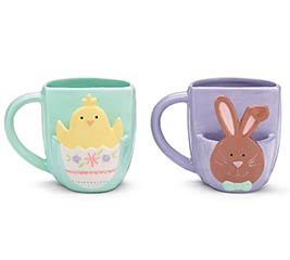 EASTER COOKIE POUCH ASTD MUGS
