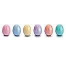 Related Product Image for 6 DIFFERENT COLOR IRIDESCENT EGG DECOR 