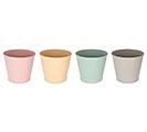 Related Product Image for 6&quot; SOLID COLOR TEXTURED POT COVERS 