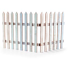 RUSTIC PICKET FENCE PROP DECOR