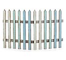 Related Product Image for RUSTIC PICKET FENCE PROP DECOR 