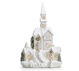 LED SNOWY HOUSE DECOR