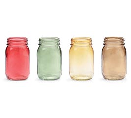 ASTD TRANSLUCENT FALL PINT MASON JAR