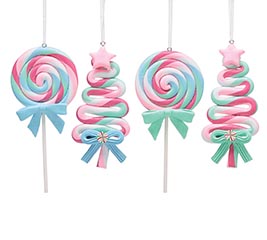 CANDY TREES  SUCKERS CLAY DOUGH ORN