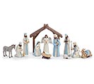 Related Product Image for LG PRIMITIVE BLUE ACCENT NATIVITY SET 