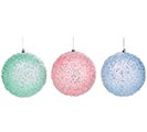 Related Product Image for ROUND BEADED ORANMENT WITH GLITTER 