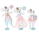 Related Product Image for DECOR PASTEL HOLIDAY MOUSE FAMILY ASTD 