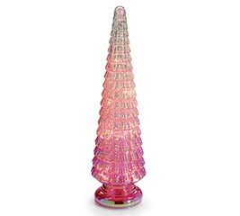 TREE PINK IRIDESCENT LIGHT UP