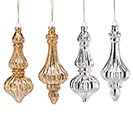 Related Product Image for ORNAMENT GOLD AND SILVER FINIAL ASSORTED 